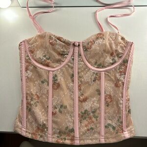 Hazel boutique corset top